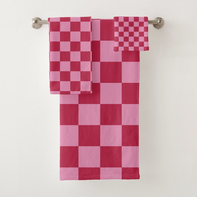 Vérifier Motif Magenta Et Rose (En situation)