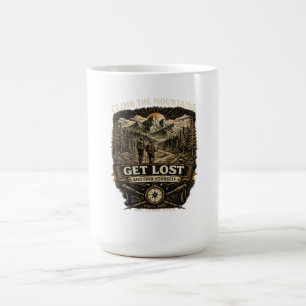 Verirre Dich Und Finde Dich Selbst Kaffeetasse