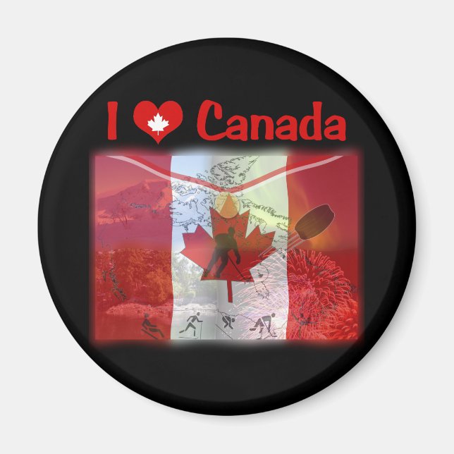 Véritable aimant canadien (Devant)