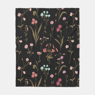 Véritable couverture en polaire de Medley Floral
