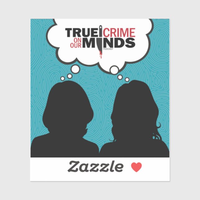 Véritable crime sur nos esprits Sticker Vinyl (Feuille)