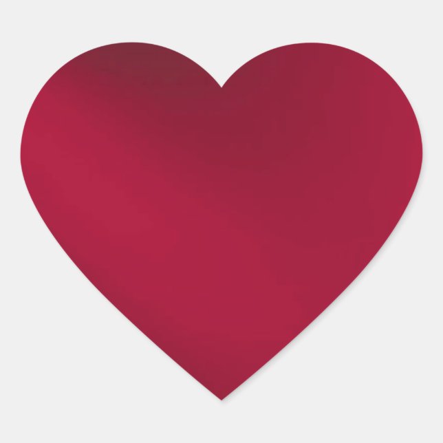 Véritable phoques et autocollants du coeur rouge (Devant)