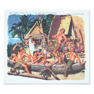 Véritable Tales de Serviettes No 6 de 6 Impression