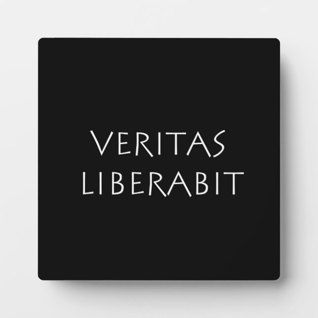 Veritas liberabit fotoplatte (Vorderseite)