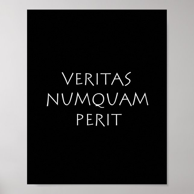 Veritas numquam perit poster (Vorne)