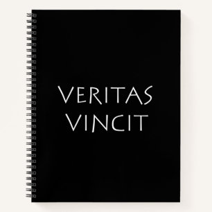 Veritas vincitas notizbuch
