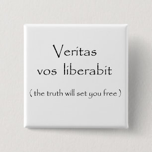 Veritas vos liberabit-button button