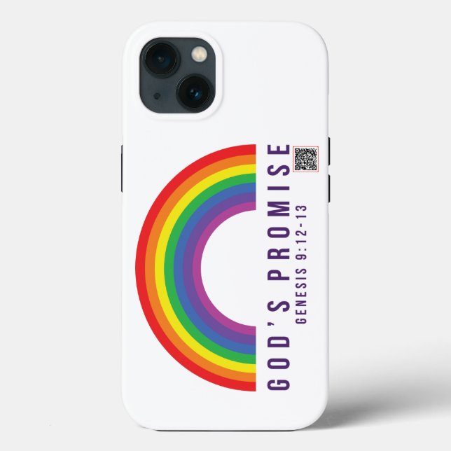 Vérité arc-en-ciel La promesse de Dieu coque iphon (Verso)