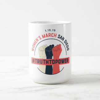 Vérité de mars des femmes pour actionner la tasse