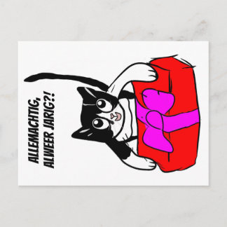verjaardagskaart met Yuki / birthdaycard Postkarte