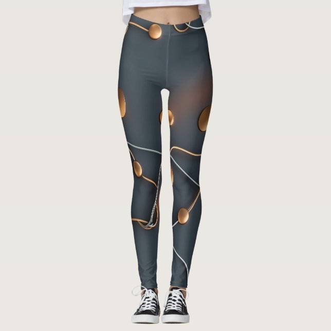 verkabelt leggings (Vorderseite)