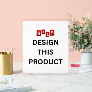 VERKAUF! Acrylzeichen 8" x 10" - kundenspezifisch Acrylschild