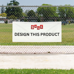 VERKAUF! Banner - 2.5' x 6' - Außenbereich - Benut