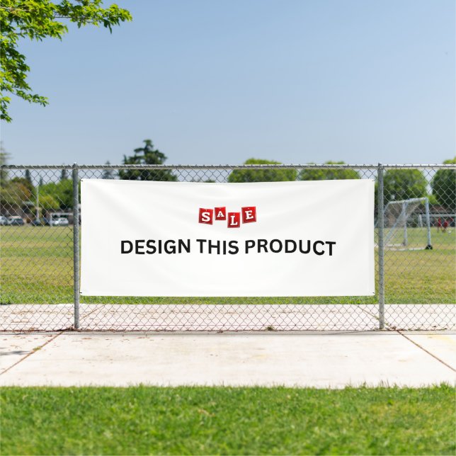 VERKAUF! Banner - 4'x10' - Außenbereich - Benutzer (InSitu)
