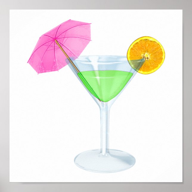 VERKAUF ! Cocktailposter von SRF Poster (Vorne)