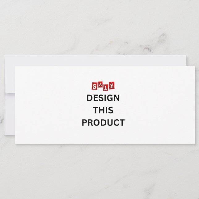 VERKAUF! Einladung - 4" x 9,25" - kundenspezifisch (Vorderseite)