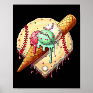 Verkauf Eiscreme Tropfen Funny Sell Männer Kinder  Poster