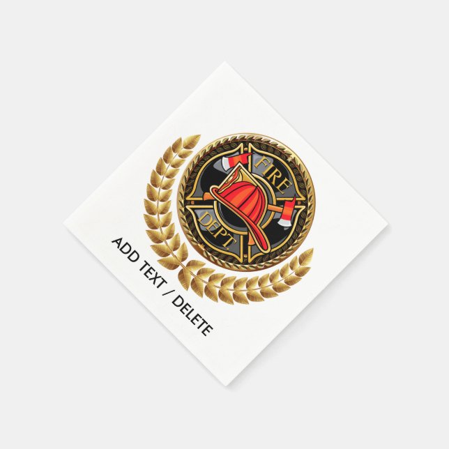 VERKAUF! Feuerwehr Napkin Serviette (Ecke)