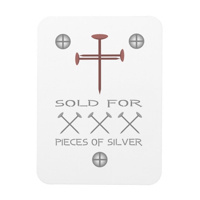 Verkauf für 30 Stück Silber Magnet (Vertikal)