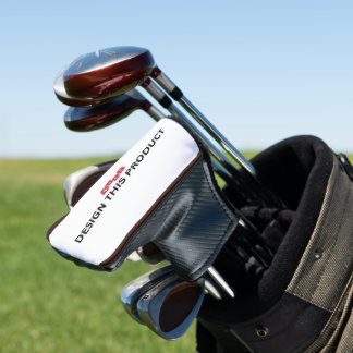 VERKAUF! Golf Putter Head Cover - Braun Trimm - Cu Headcover
