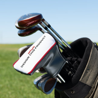 VERKAUF! Golf Putter Head Cover - Red trix - Custo Headcover