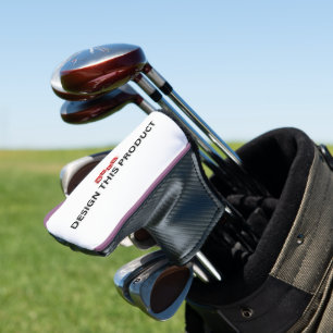 VERKAUF! Golf Putter Head Cover - Violettrimmung - Headcover
