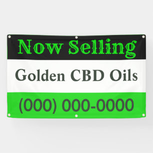 Verkauf im Außenbereich der CBD 5' Banner