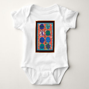 Verkauf KARUNA Reiki Heilsymbole Geschenkideen Shi Baby Strampler