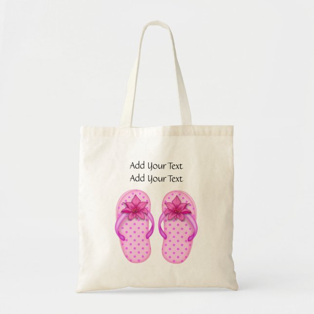 Verkauf - Little Pink Flip Flops Tasche durch SRF (Vorne)
