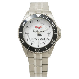VERKAUF! Männerüberwachung - Personalisiert - Edel Armbanduhr
