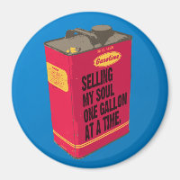 Verkauf meines Souls - Round Magnet