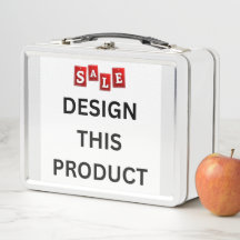 VERKAUF! Metal Lunchbox - weiß - Custom