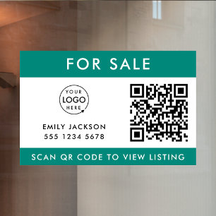 Verkauf oder offenes Haus Real Anwesen QR Code G Fensteraufkleber