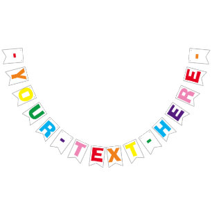 VERKAUF! Party Banner Bunting - 16 Flaggen und Str