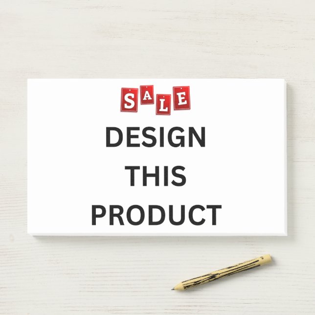 VERKAUF! Post it Notes Authentic 3M - 10" x 6" BIG Post-it Klebezettel (Auf Schreibtisch)