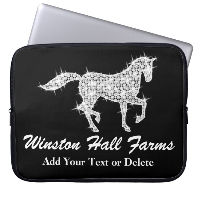 Verkauf! Reitschlaf - SRF Laptopschutzhülle (Vorderseite)