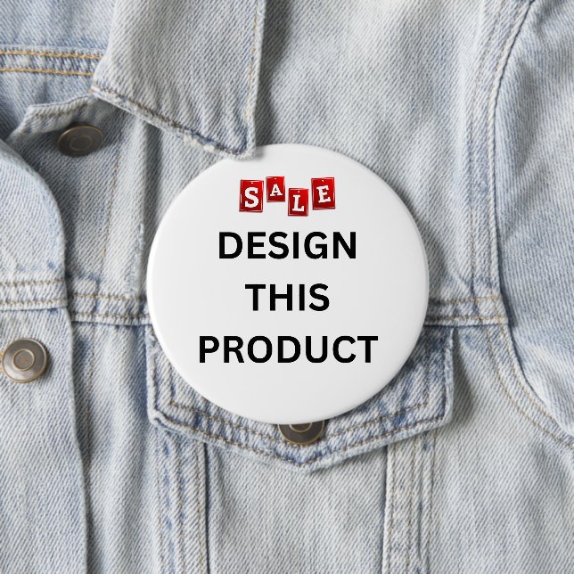 VERKAUF! Round-Button - Riesig, 14 Zoll - Benutzer Button (Beispiel)