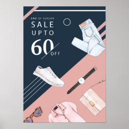 Verkauf von Aquarellfarben Poster