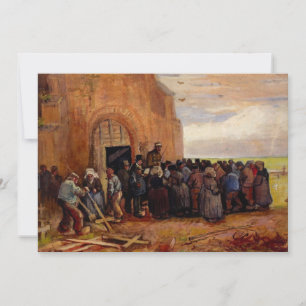 Verkauf von Bauschutt von Vincent van Gogh Einladung