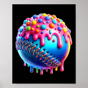 Verkauf von Eiscreme Tropfen Junge Jungen Kinder v Poster