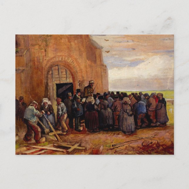 Verkauf von Gebäude Scrap von Vincent van Gogh Postkarte (Vorderseite)