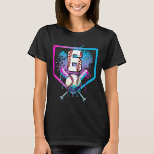 Verkauf von Tropfen 6th Birthday Zuhause Plate Boy T-Shirt