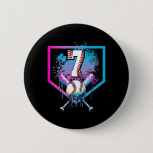 Verkauf von Tropfen 7. Geburtstag Zuhause Plate Bo Button