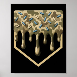 Verkauf von Tropfen Camouflage Zuhause Plate Boys Poster