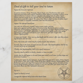 Verkaufe dein Soul an Satan! Flyer