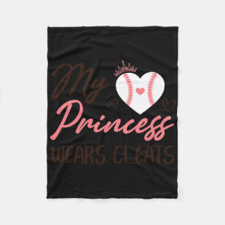 Verkaufe Mama Papa Meine Prinzessin trägt Stollen Fleecedecke