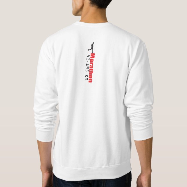 Verkaufe Marathonläufer Sweatshirt (Rückseite)
