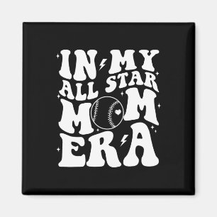 Verkaufe Softll In My All Star Mom Era Shirt, Verk Magnet
