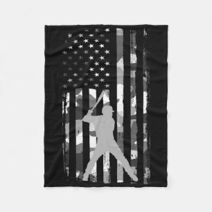 Verkaufe Spieler Amerikanische Flagge Camo Patriot Fleecedecke
