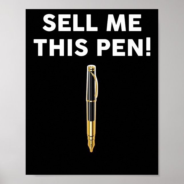 Verkaufen Sie mir diesen Pen Poster (Vorne)